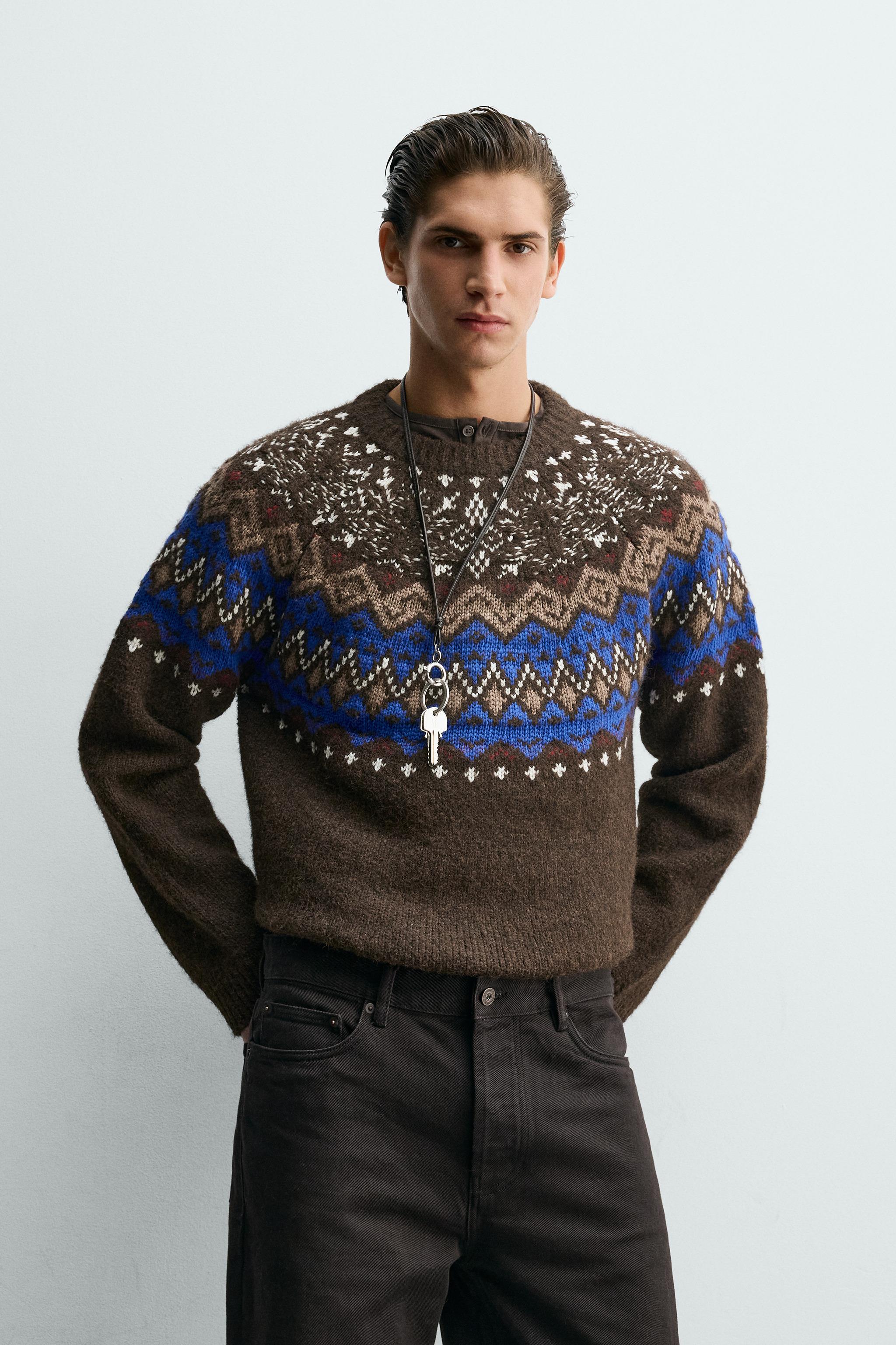 GEOMETRIC JACQUARD JUMPER